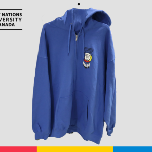 First Nations University of Canada Zip-up Hoodie - Blue